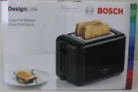 SALE OUT. | Bosch DesignLine Toaster | TAT3P423 | Power 970 W | Number of slots 2 | Housing material Stainless steel | Black | DAMAGED PACKAGING AND ITEM BODY – pilt 3