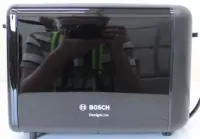 SALE OUT. | Bosch DesignLine Toaster | TAT3P423 | Power 970 W | Number of slots 2 | Housing material Stainless steel | Black | DAMAGED PACKAGING AND ITEM BODY – pilt 5