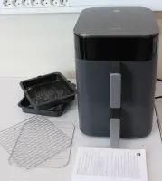 SALE OUT. Xiaomi Smart Double Stack Air Fryer 12L | Power 2800 W | Capacity 12 L | Black | UNPACKED, SCRATCHES ON  HANDLE, MISSING INNER PACKAGING | 24 month(s) – pilt 6