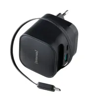 POWER ADAPTER 1XUSB-A/1XUSB-C/BLACK 7806520 INTENSO – pilt 7