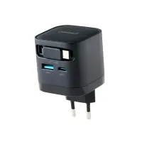 POWER ADAPTER 1XUSB-A/1XUSB-C/BLACK 7806520 INTENSO – pilt 11