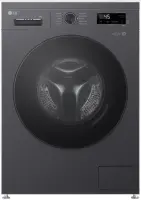 LG Dryer Machine | RHX1009NMB | Energy efficiency class C | Front loading | 9 kg | Heat pump | LED | Depth 66 cm | Wi-Fi | Middle Black