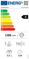 LG Dryer Machine | RHX1009NMB | Energy efficiency class C | Front loading | 9 kg | Heat pump | LED | Depth 66 cm | Wi-Fi | Middle Black – pilt 2