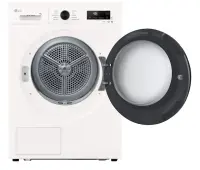 LG Dryer Machine | RHX1009NWB | Energy efficiency class C | Front loading | 9 kg | LED | Heat pump | Depth 66 cm | Wi-Fi | White – pilt 8