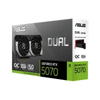 Asus Dual GeForce RTX 5070 12GB GDDR7 OC Edition | NVIDIA | 12 GB | GeForce RTX 5070 | GDDR7 | HDMI ports quantity 1 | PCI Express 5.0 | Memory clock speed 2542 MHz – pilt 6