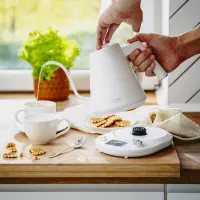 Adler | Kettle | AD 1349w | Electric | 1100 W | 1 L | Stainless Steel | 360° rotational base | White – pilt 4