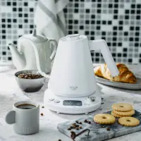 Adler | Kettle | AD 1349w | Electric | 1100 W | 1 L | Stainless Steel | 360° rotational base | White – pilt 9
