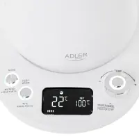 Adler | Kettle | AD 1349w | Electric | 1100 W | 1 L | Stainless Steel | 360° rotational base | White – pilt 11