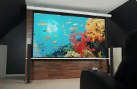Elite Screens Electric Projection Screen, White | SKT150XHW2 | Diagonal 150 " | 16:9 – pilt 14