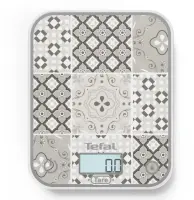 TEFAL Electronic Kitchen Scale | Optiss BC50D6V0 | Graduation 0.5/1 g | Display type LCD | Mozaic Decor