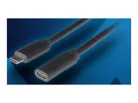 Lanberg | USB-C M/F 3.1 Cable | CA-USBE-20CC-0015-BK – pilt 4