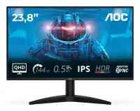AOC | Q24B36X | 24 " | IPS | QHD | 16:9 | 144 Hz | 4 ms | 2560 x 1440 pixels | 300 cd/m² | HDMI ports quantity 1 | Black