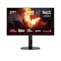 AOC | Q27G4SDR | 27 " | QD-OLED | QHD | 16:9 | 360 Hz | 0.03 ms | 2560 x 1440 pixels | 1000 cd/m² | HDMI ports quantity 2 | Black – pilt 16