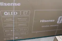 SALE OUT. Hisense 65E7Q 65" (164 cm) UHD QLED Smart TV | SALE OUT. Hisense UHD QLED Smart TV | 65E7Q | 65" | Smart TV | VIDAA OS | UHD | Black | DAMAGED PACKAGING – pilt 4