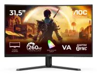 AOC G4 C32G42ZE PC lamekuvar 80 cm (31.5") 1920 x 1080 pikslit Full HD LED Must, Punane