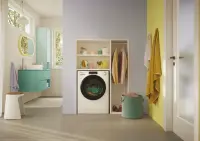 Candy | Washing machine with dryer | CSOW44644TWMB6-S | Energy efficiency class A/E | Front loading | Washing capacity 6 kg | 1400 RPM | Depth 45 cm | Width 60 cm | Display | Digital | Drying system | Drying capacity 4 kg | Steam function | Wi-Fi | White – pilt 9
