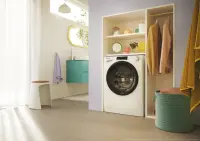 Candy | Washing machine with dryer | CSOW44644TWMB6-S | Energy efficiency class A/E | Front loading | Washing capacity 6 kg | 1400 RPM | Depth 45 cm | Width 60 cm | Display | Digital | Drying system | Drying capacity 4 kg | Steam function | Wi-Fi | White – pilt 10