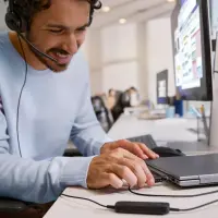 HP Poly Mission 425 USB Wired Headset