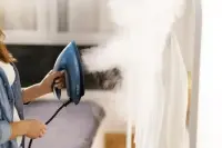 Gorenje SGD3000BBK aurugeneraatoriga triikraud Surveauruga triikimisjaam 3000 W 1,5 l Keraamiline tald Sinine – pilt 2