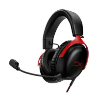 HyperX Cloud III – mängu peakomplekt (must-punane)