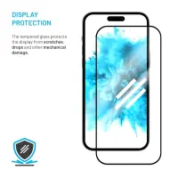Fixed Samsung | Screen protector | Galaxy A27 5G | Tempered glass | Black | Full Cover 2.5D – pilt 6