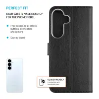 Fixed Opus | Book Case | Samsung | Galaxy S26+ | Synthetic leather | Black
