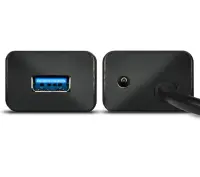 Axagon HUE-SA7BP jaotur USB 3.2 Gen 1 (3.1 Gen 1) Type-A 5000 Mbit/s Must – pilt 3