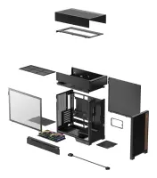 Deepcool Case | CL660 | Mid Tower | Black