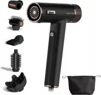 Shark | 5-in-1 High-Velocity Hair Dryer System | HD752EU SpeedStyle Pro | Number of temperature settings 5 | 1750 W | Black | Diffuser nozzle