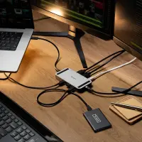 Targus USB4 Dual Video Mobile Dock with 140W EPR Pass-Thru | DOCK429GL | Ethernet LAN (RJ-45) ports 1 | HDMI ports quantity 2 – pilt 7