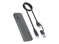 Raidsonic Icy Box M.2 SATA/NVMe SSD Enclosure with USB 3.2 Gen 2 Type-C and RGB light | Warranty IB-1826MCL-CU31 month(s) – pilt 6