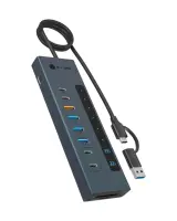 Raidsonic Icy Box USB Hub 11-in-1 USB-C Hub USB 3.2 Gen 2 PD | IB-HUB1742CR-C2PD