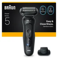 Braun Shaver | 52-N1200s Series 5 | Operating time (max) 50 min | Wet & Dry | Lithium Ion | Black
