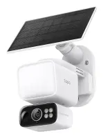 TP-LINK | Tapo C615F KIT | Solar-Powered Floodlight Pan/Tilt Security Camera Kit | 3 MP | F/1.6 | H.264 | MicroSD Card Up to 512 GB