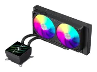 Gamemax CPU Liquid Cooler | GLACIER 240 LCD BK | Black – pilt 10
