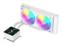 Gamemax CPU Liquid Cooler | GLACIER 240 LCD WH | White – pilt 9