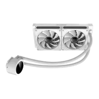 Gamemax CPU Liquid Cooler | ICEBURG 240 DIGITAL WH | White – pilt 7