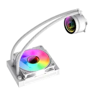 Gamemax CPU Liquid Cooler | ICEBURG 120 WT | White – pilt 3