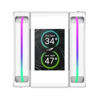 Gamemax CPU Air Cooler | SIGMA 620 LCD WH | White