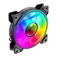 Gamemax Case Fan | DUAL RING INFINITY BK | Black – pilt 2