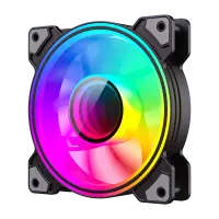 Gamemax Case Fan | DUAL RING INFINITY BK | Black – pilt 4