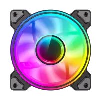 Gamemax Case Fan | DUAL RING INFINITY BK | Black – pilt 7