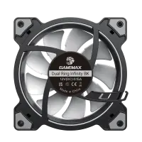 Gamemax Case Fan | DUAL RING INFINITY BK | Black – pilt 8