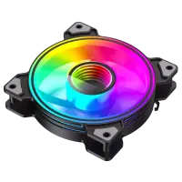 Gamemax Case Fan | DUAL RING INFINITY BK | Black – pilt 9