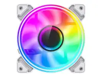 Gamemax Case Fan | DUAL RING INFINITY WH | White