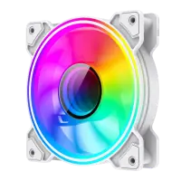 Gamemax Case Fan | DUAL RING INFINITY WH | White – pilt 2