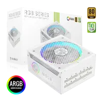 Gamemax PSU | RGB 850G WH | 850 W | Gold | White | Full Modular