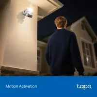 TP-LINK | Tapo C710 | Pan/Tilt Security Floodlight Camera | 3 MP | F/2.0 | IP65 | H.264 | microSD up to 512 GB – pilt 4