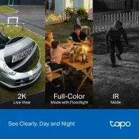 TP-LINK | Tapo C710 | Pan/Tilt Security Floodlight Camera | 3 MP | F/2.0 | IP65 | H.264 | microSD up to 512 GB – pilt 9