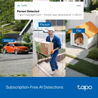 TP-LINK | Tapo C710 | Pan/Tilt Security Floodlight Camera | 3 MP | F/2.0 | IP65 | H.264 | microSD up to 512 GB – pilt 10